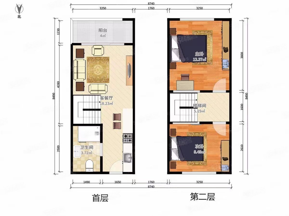 天虹商场 中澳复式两房 民水民电随时看房,中澳滨河湾四季公馆二手房