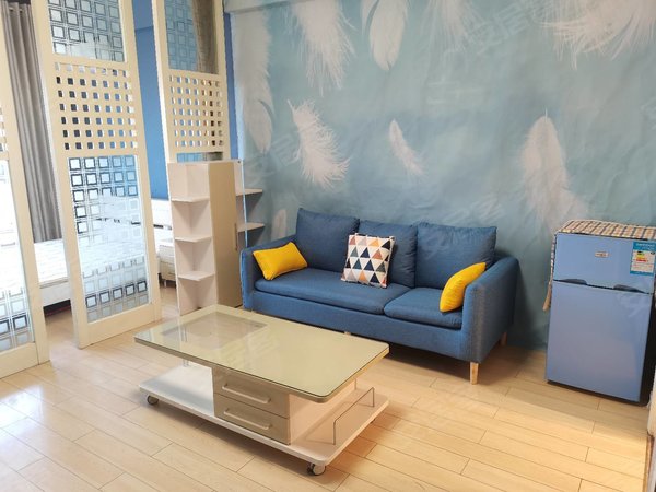 金华婺城江北福莲汇江北银泰旁 电梯1室1厅 落地窗 闹中取静 家电具齐全 实惠出租房源真实图片