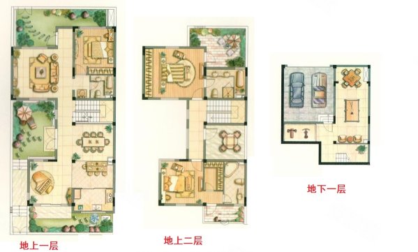 海上湾华庭(紫园)3室3厅3卫313.66㎡南北800万