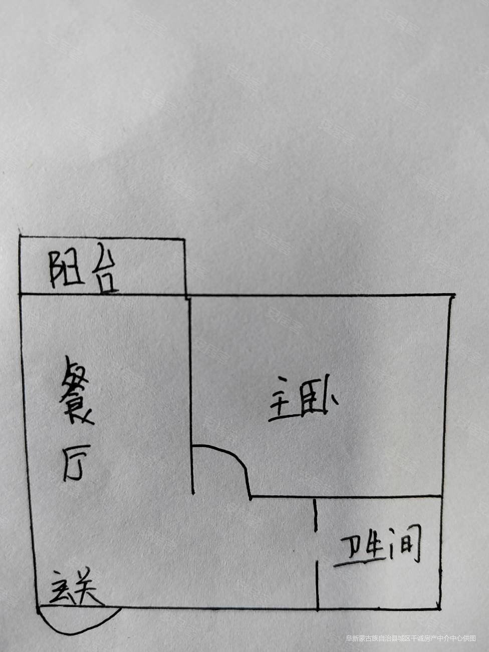 益民小区(新邱)1室1厅1卫48㎡南6.8万