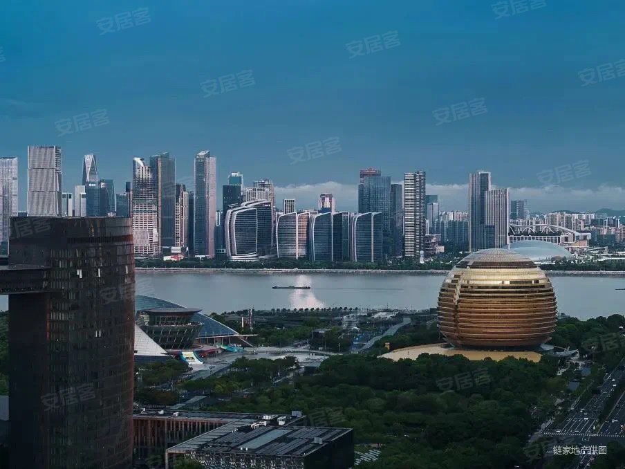 一线江景大平层公馆,钱江世纪城观雲钱塘城精装5房,高品质项目