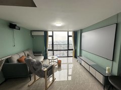 佛山顺德大良北区海珀名轩 复式两房一厅，高层采光好。可拎包入住！随时看房出租房源真实图片