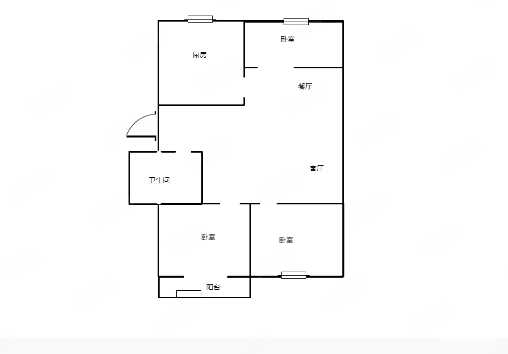 湖州天盛花园户型图图片