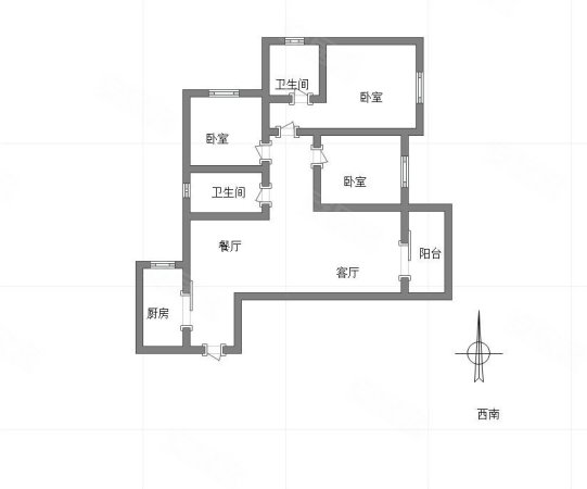 荣盛锦绣南山(B区)3室2厅2卫95.28㎡东78万