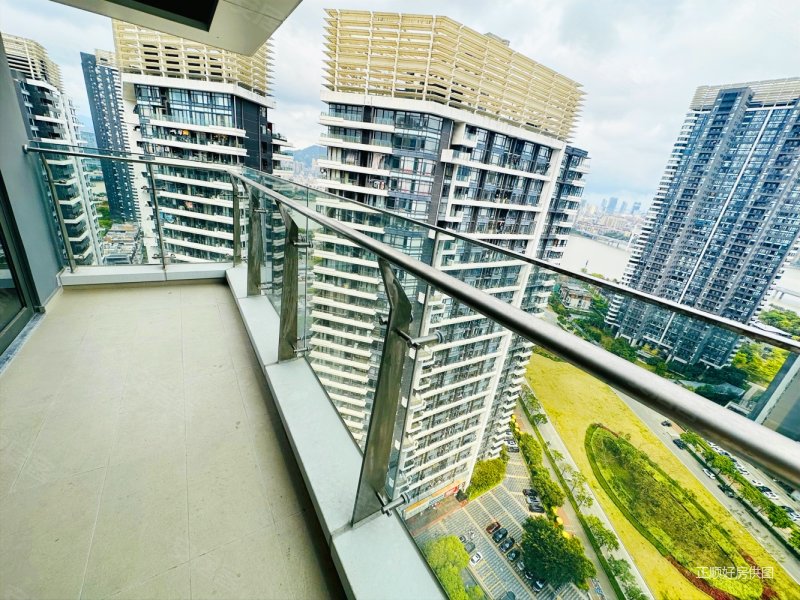 全新未住红树湾旁绿景玺悦湾四房看河景,绿景玺悦湾房