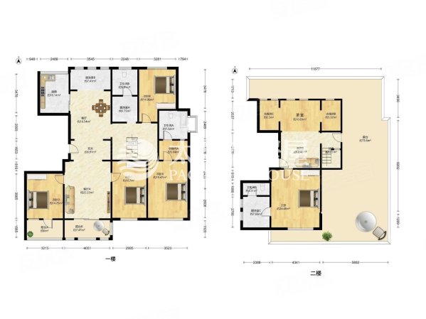 大华锦绣华城十四街区(公寓住宅)5室3厅3卫267.07㎡南北2830万