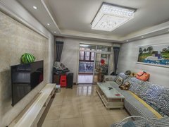 合肥瑶海恒大城明皇路学校 皇马花园电梯两室 婚房装修 宽阳台视野采光极好出租房源真实图片