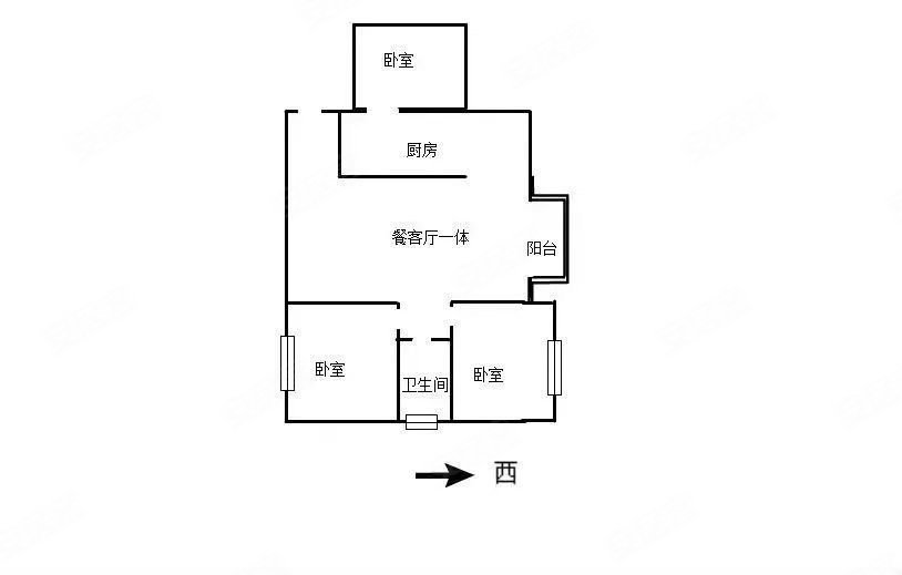 滇池印象国际花园3室2厅1卫89.34㎡南北113万