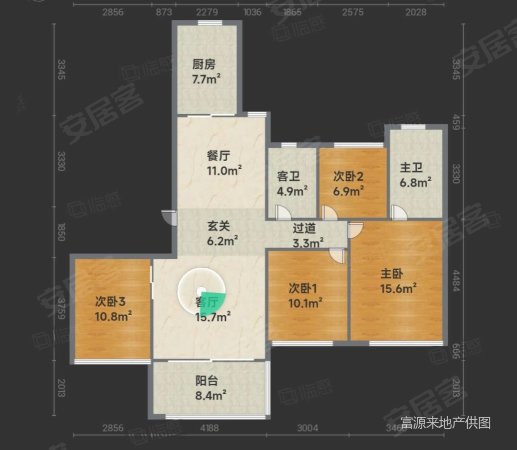 铁汉华翰林4室2厅2卫143㎡东南93.8万