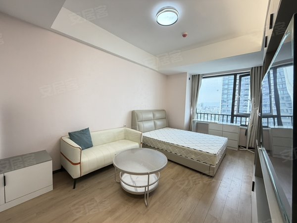 金华金东多湖富力三江都荟精品温馨一居室可看江景房租可月付民用电楼下生活设施配套齐全出租房源真实图片