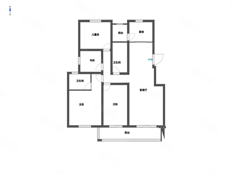 低总价130平四室电梯好楼层金桥花园