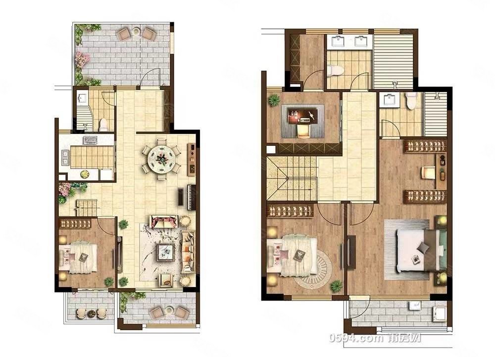 融信府5室2厅3卫141.05㎡南北280万