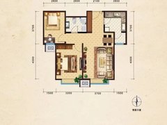 葫芦岛连山市中心医院首开国风海岸 2室1厅1卫出租房源真实图片