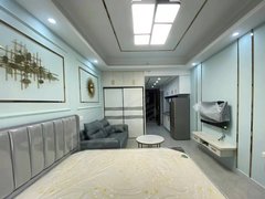 市中心兰乔迪亚精装一室单身公寓，家具家电齐全。可拎包入住。
