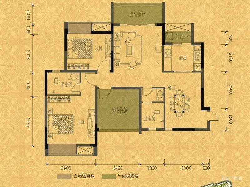江津双福轻轨站旁四室两厅两卫采光通风效果好带花园