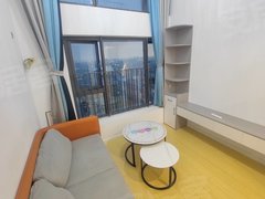 顺德陈村顺联广场晴樾中心 中空一房一厅 随时可看 免中x费!民用水电 齐全出租房源真实图片