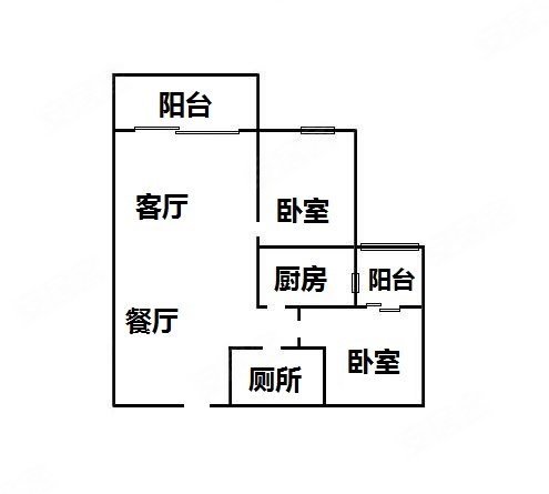 【多图】保利中辰广场,龙口西租房,保利中辰广场 2 房 75 方,天河租房