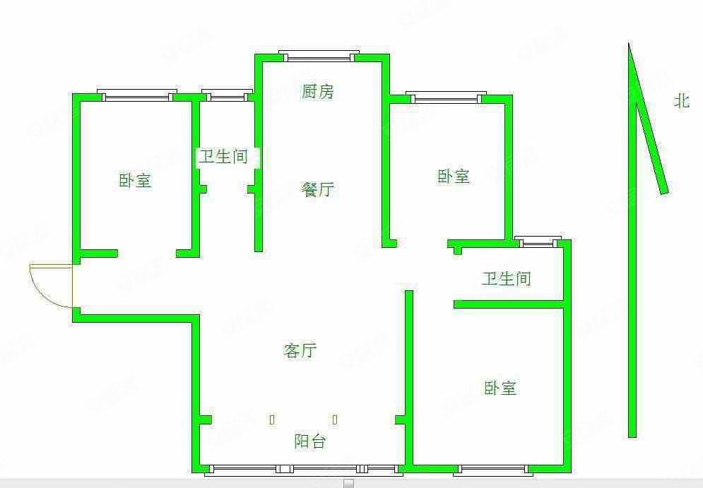 商圈成熟 商品住宅,建业尊府二手房,120万,3室2厅,2卫,125平米-洛阳