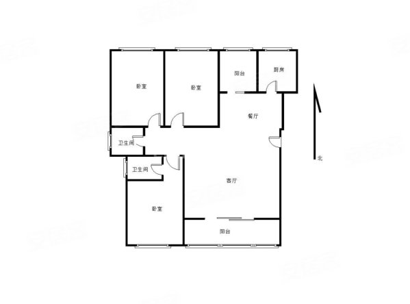 法姬娜欧洲城一期(商水)3室2厅2卫129.35㎡南44万