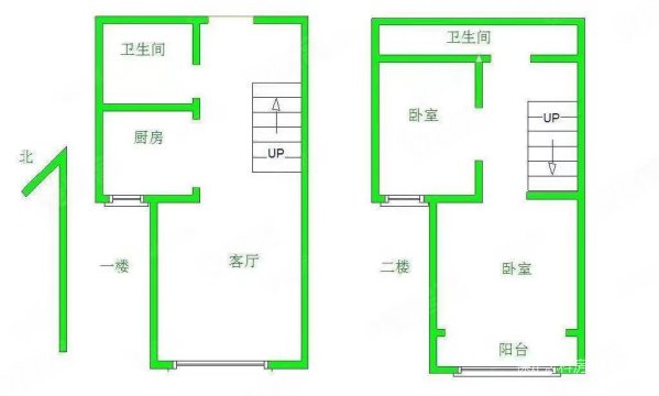 博仕园二期2室2厅1卫100.1㎡南北63.8万