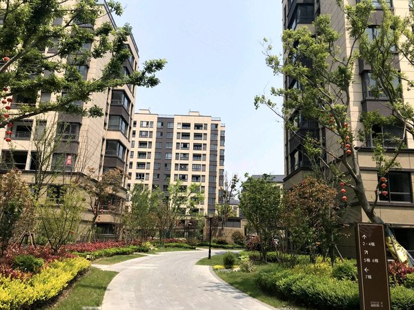 上海浦东临港新城大名城映玥中央空调,一梯二户花园洋房,飞机户型,财