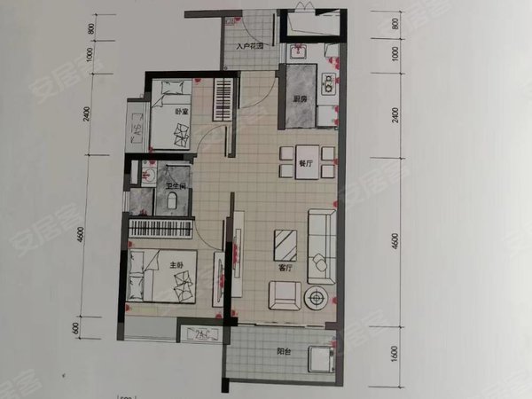 广州南沙横沥云秀幸福花园横沥岛 地铁18号线旁 家私家电齐全 拎包