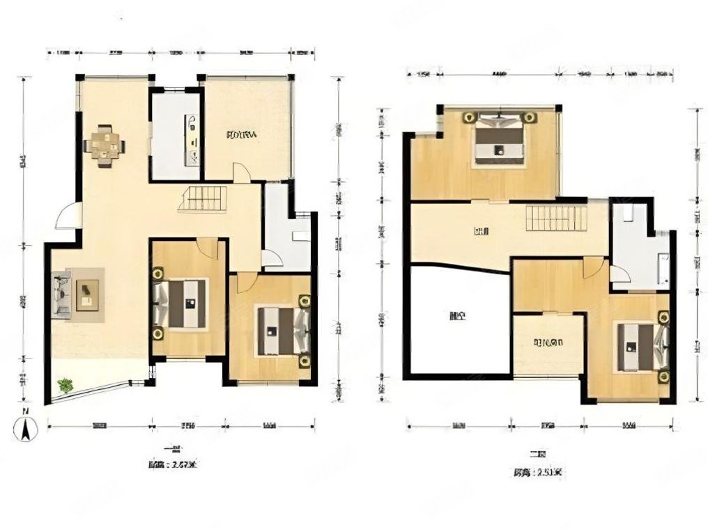 挑空6米顶楼复式丨使用面积高达170平丨已买丨过户可交房