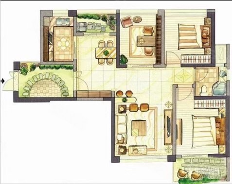 桥南新加坡城3房带装修楼下商超吃住行便利随时看房