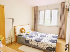 泰安岱岳粥店街道万达主卧带空调带阳台市民之家金融中心爱情海短租月付压一付一出租房源真实图片