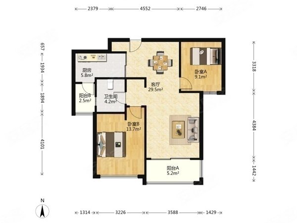 【多图】中远两湾城(一期),中远两湾城租房,精装两室 小区环境好 诚心