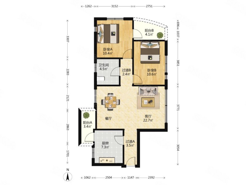 莲花广场 电梯房 93平 3室2厅 满五 采光好 周边商圈成