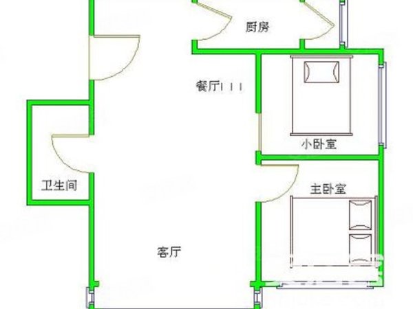 北京通州次渠东惠家园三期地铁 次渠南200米 朝南主卧 京东总部 鸿坤
