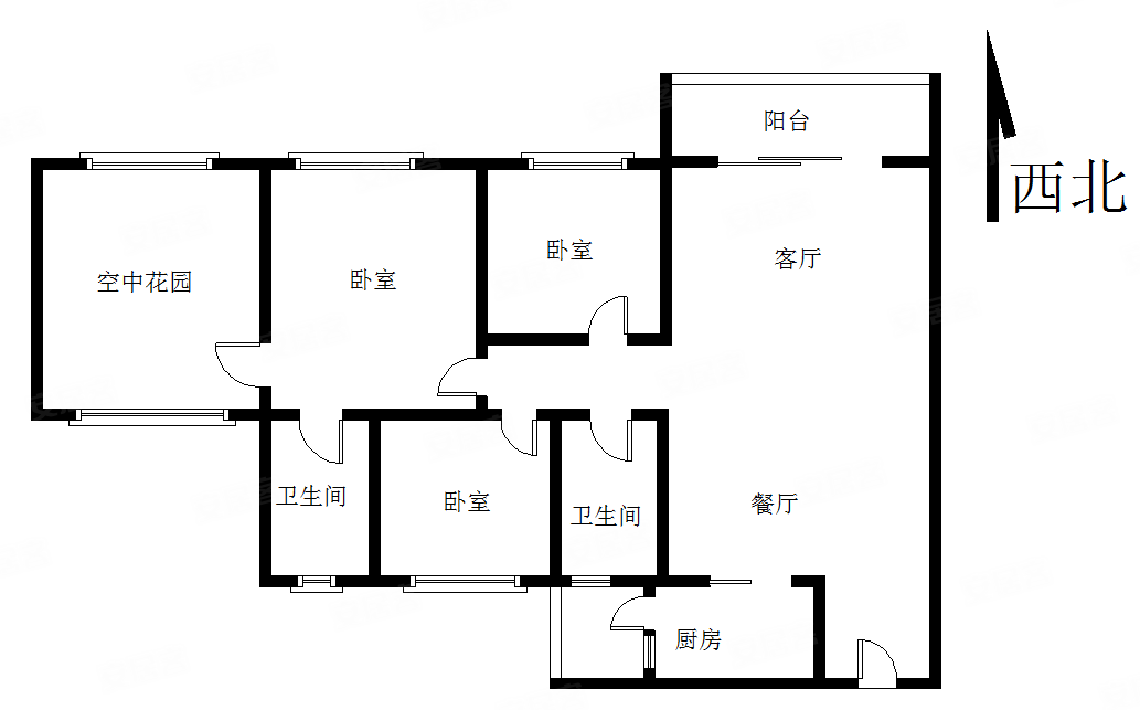 中澳滨河湾简装三房送空中花园户型证满2年