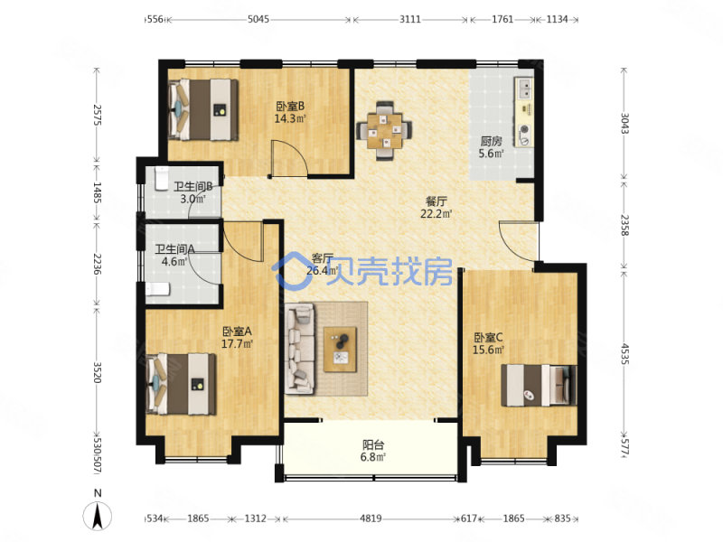 栾城天山熙湖户型图图片