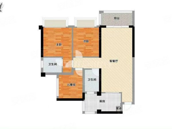 【多图】盛科城,五象大道租房,火速急租总部基地铁飞龙路 盛科城精装3