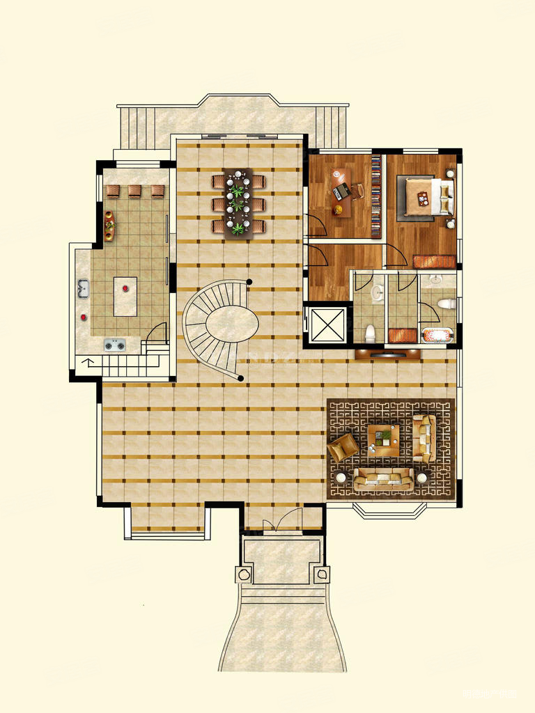 御翠园五期d户型占地926平真实图片随时看房