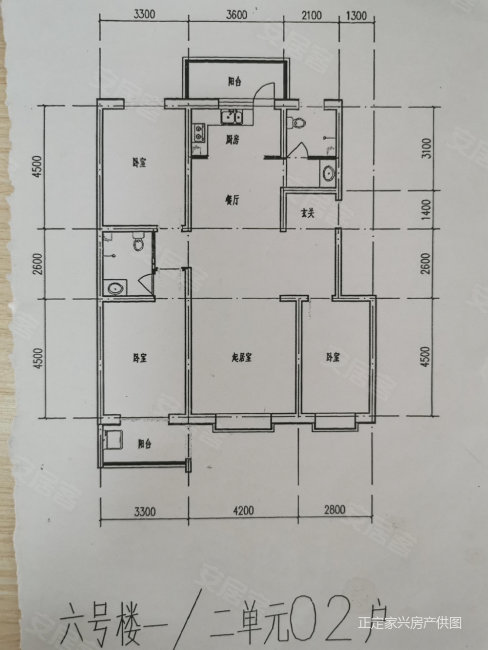 霸州迎宾华府户型图图片