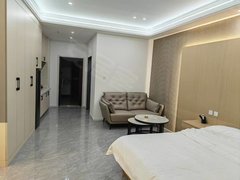 兴安盟乌兰浩特五一广场博士园南立交桥附近电梯楼一室一厅月租1500豪华精装修出租房源真实图片