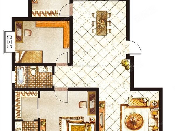 上海奉贤金汇汇贤雅苑汇贤雅苑三房一厅 屋内全新精装设备齐全 近思言