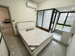 宜宾翠屏下江北押金300紫金广场，临港新天地主卧带独立卫生间可月付可短租出租房源真实图片