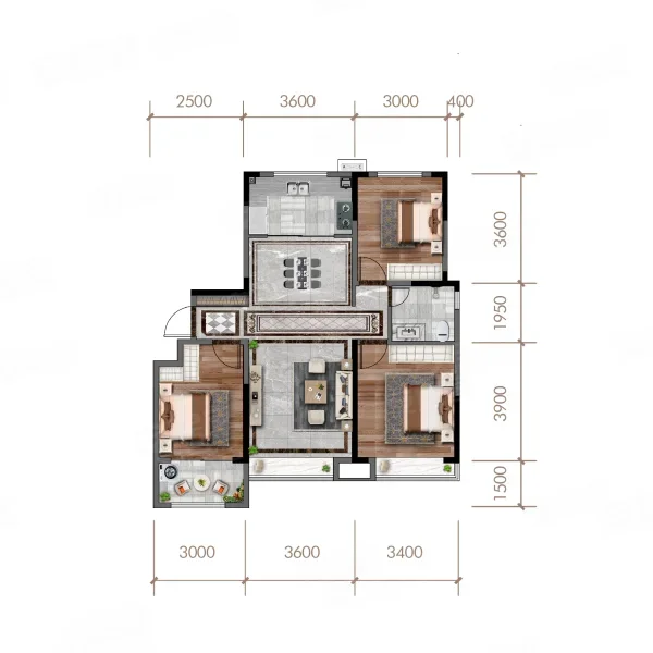 房主急售,好楼层,三叶草户型,海通龙泉名著二手房,80万,3室2厅,1卫