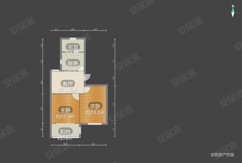 金桥湾清水苑(二期)2室1厅1卫69.19㎡南360万