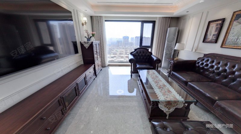 美式装修.网红  .金地樾檀山.三室两卫,品质员.看房方便