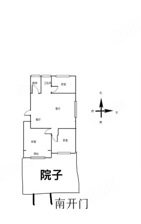 优胜美地3室2厅1卫114.6㎡南北137万