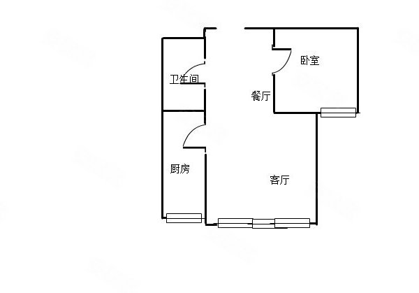 济南章丘章丘周边山水泉城北城山水泉城北城 1室1厅1卫