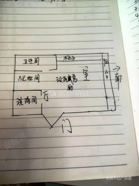 东盛四季花城(西区)1室1厅1卫59.33㎡南北33.3万