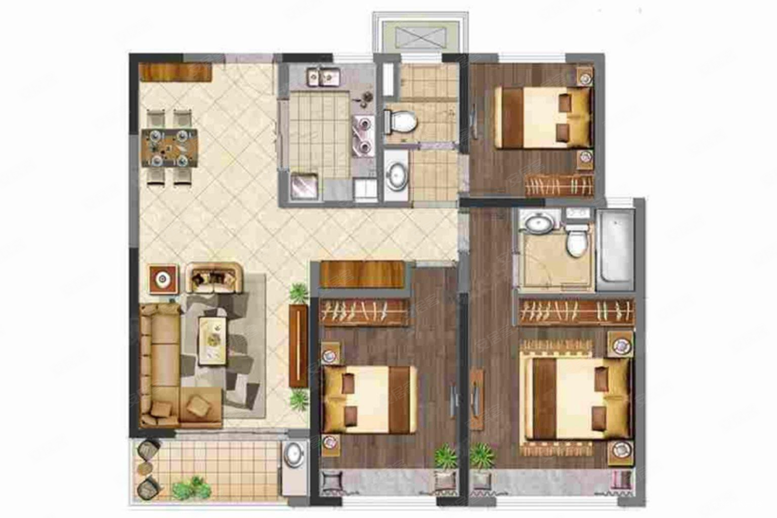 鲁能公馆(建邺) 环境优美 电梯房 楼龄新 交通便捷 满二