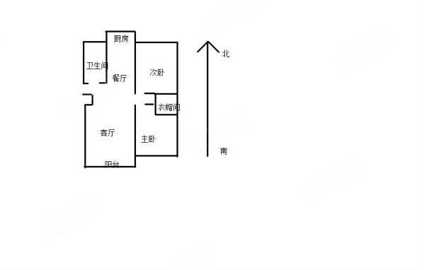 邵庄新村2室2厅1卫79㎡南北88.8万