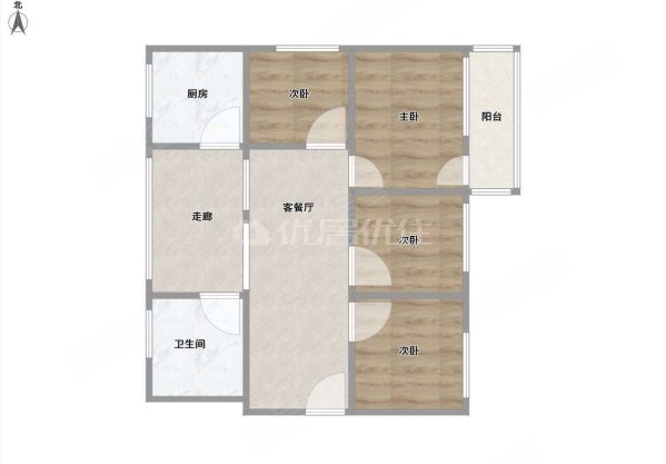 广厦银庄4室2厅1卫108㎡南72万