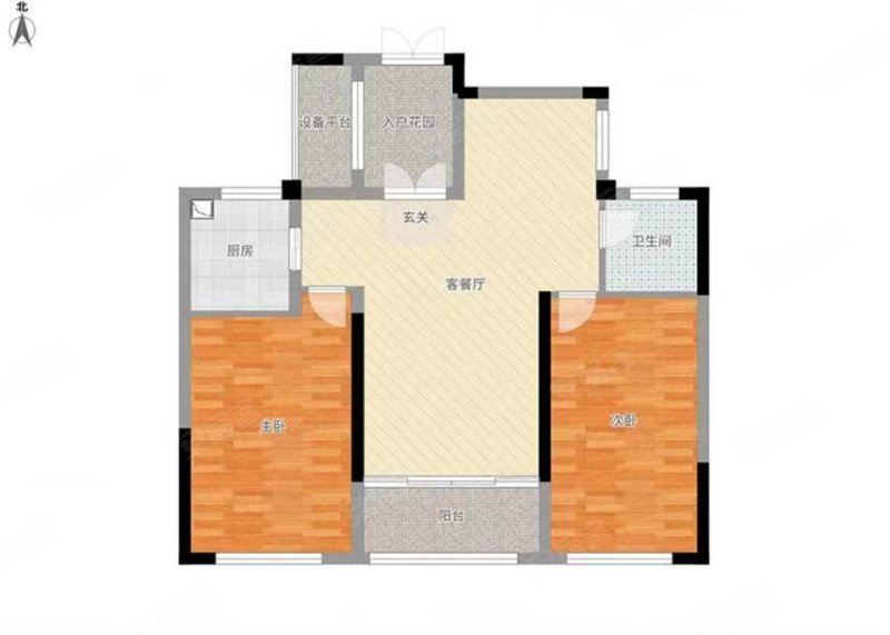金宸国际花园   2室2厅1卫精装修商品房